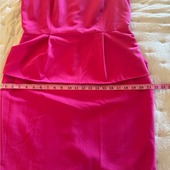 Calvin Klein, Barbie pink, peplum dress size 12. - Picture 9 of 9